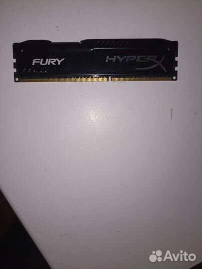 Оперативная память ddr3 4 gb kingston hyper X fury