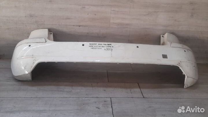 Бампер задний под парктроники Mercedes W 245 B