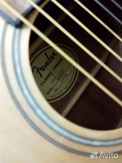 Акустическая гитара fender cd 60