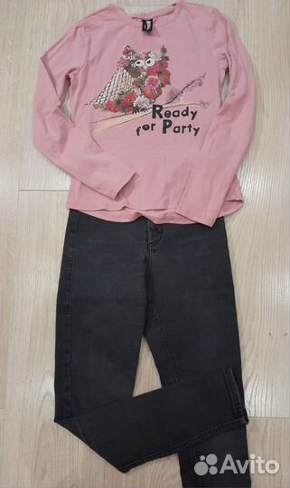 Вещи пакетом на девочку 134 140