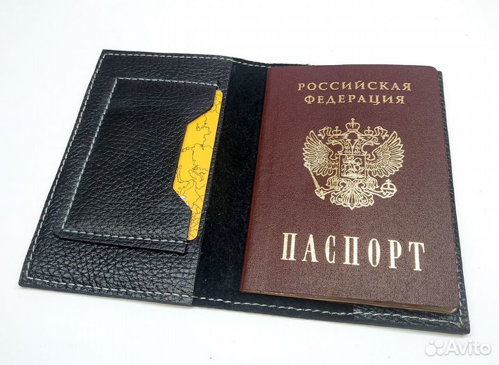 Обложка для паспорта натуральная кожа