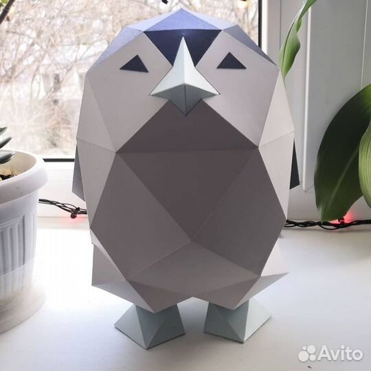 Полигональные фигуры - 3D декор из бумаги (картон)