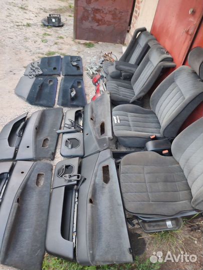 Салон велюр, vw пассат б3