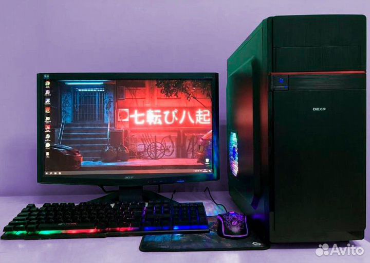 Игровой пк Ryzen/RX580 8gb/16gb DDR4/SSD.Комплект