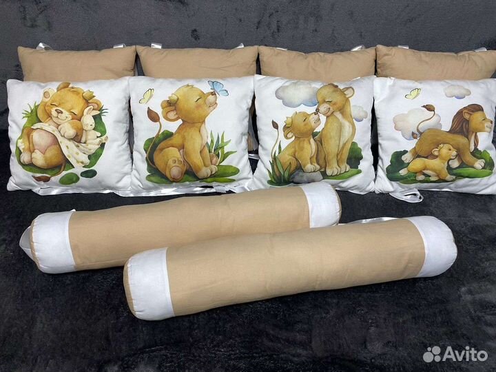 Бортики в кроватку.Новые.Доставка