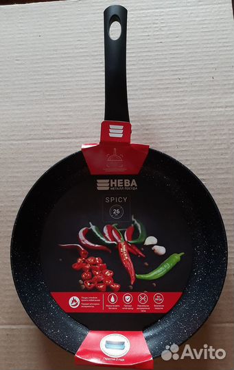 Сковорода «Нева Металл Посуда» литая 22, 24, 26 см