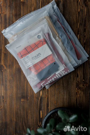 Упаковочный пакет зип лок с бегунком 30*40