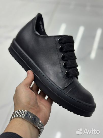 Rick owens ramones low black