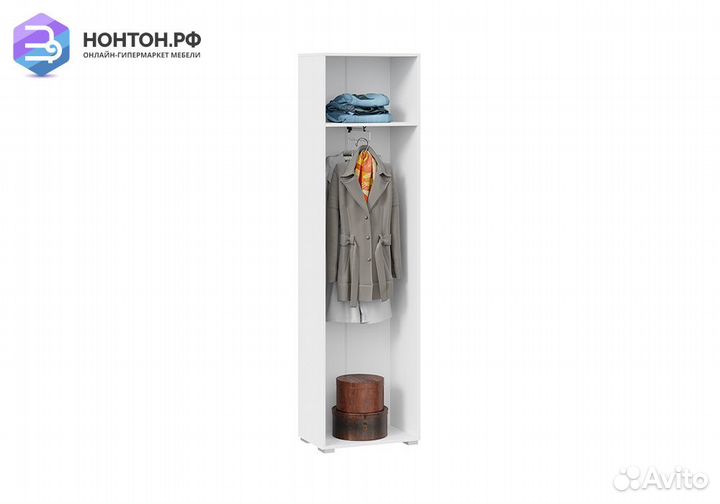 Пенал Фьюжн белый / белый глянец