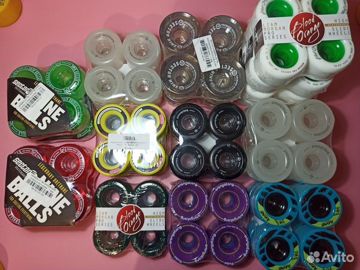 Колеса для лонгборда новые и б/у