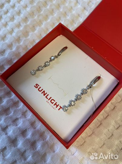 Серьги новые Sunlight