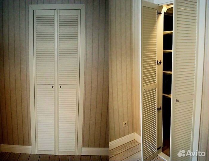 Двери жалюзийные межкомнатные