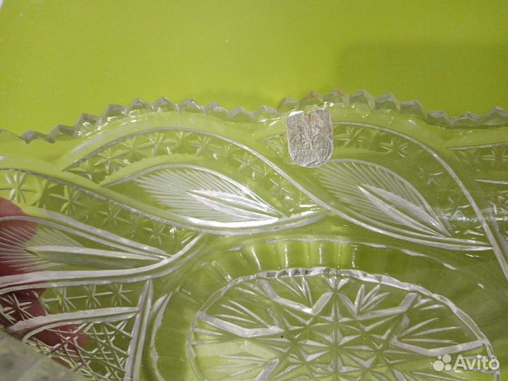 Лодочки хрусталь