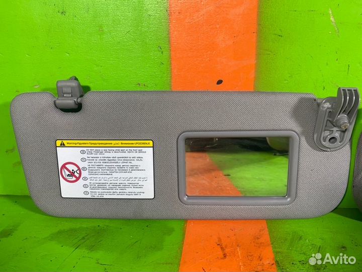 Козырек солнцезащитный Hyundai Solaris седан G4FC