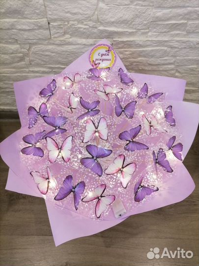 Букет из бабочек на выписку