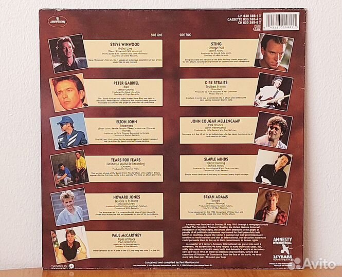 Conspiracy Of Hope – сборник (винил, LP), 1986