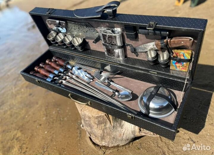 Шашлычный набор в кейсах/ чехлах