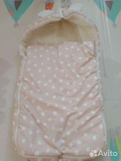 Конверт на выписку зимний для девочки