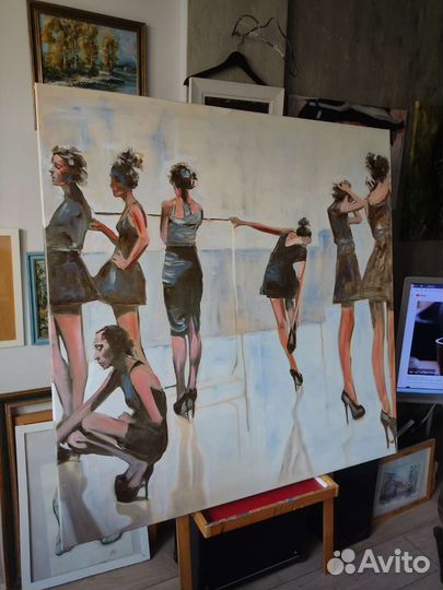 Картина. холст, масло. копия модного художника США