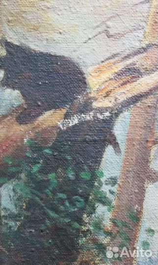 Картина Утро в сосновом бору, Мишки, холст масло