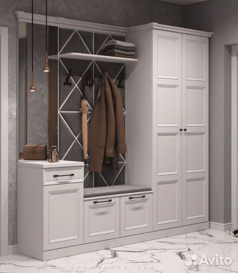 Модульная прихожая каталея мдф,эмаль