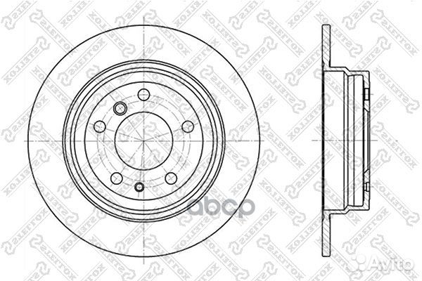 60201520SX диск тормозной задний BMW E34 2.03