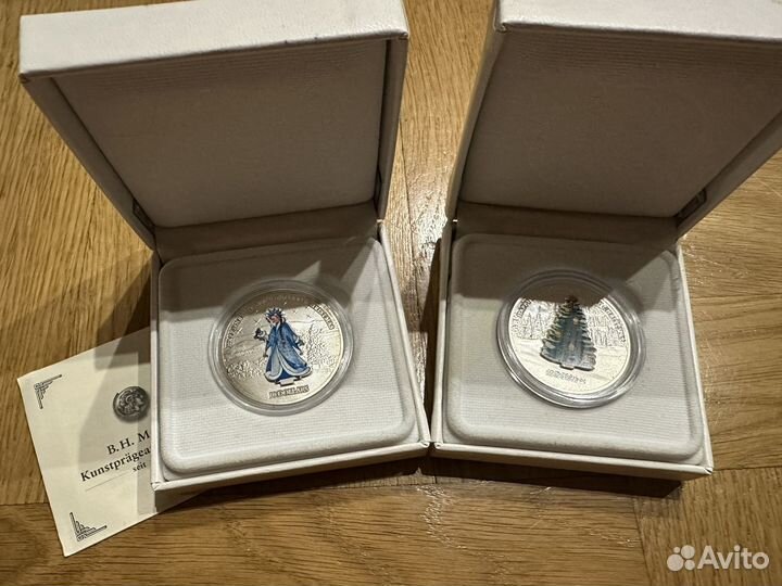 Монеты серебро Австралия и Океания (в ассорт)