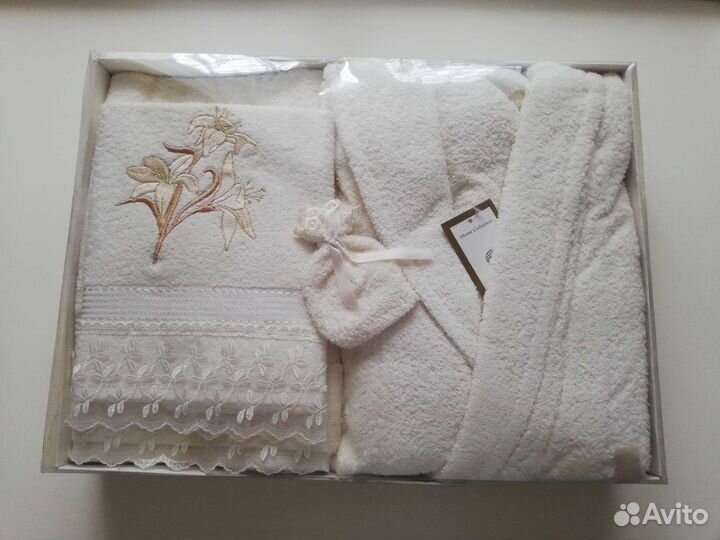 Подарочный комплект банный (Турция) - 7 предметов