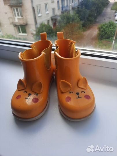 Детские резиновые сапоги 24 25 размер