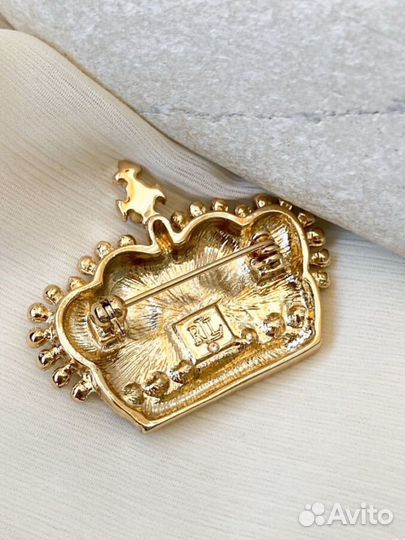 Новая брошь Ralph Lauren корона оригинал