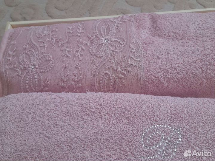 Набор полотенец, blumarine, хб, новый