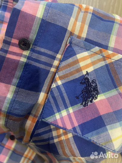 Us polo рубашка удлиненная женская хлопок