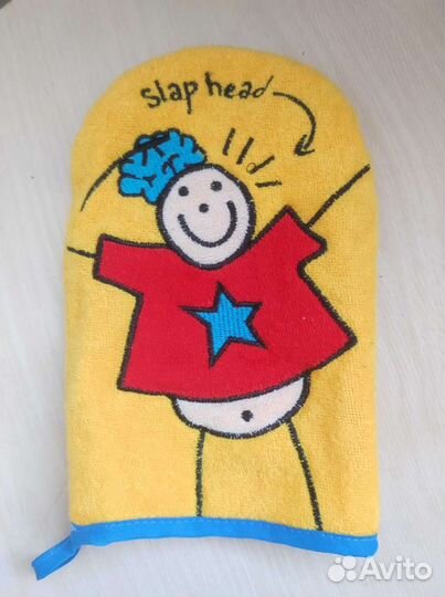 Мочалка детская текстильная