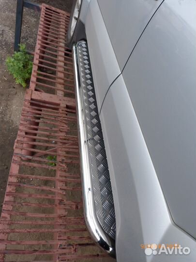 Пороги изготовление полирован. нерж. тойота 120