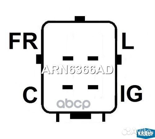 Регулятор генератора ARN6366AD Krauf