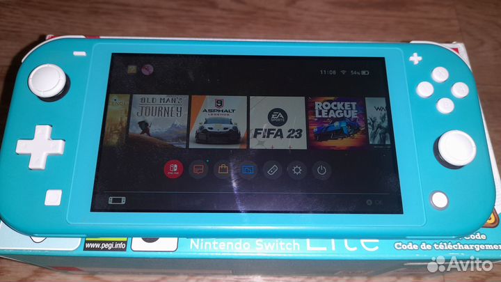 Nintendo switch lite с играми