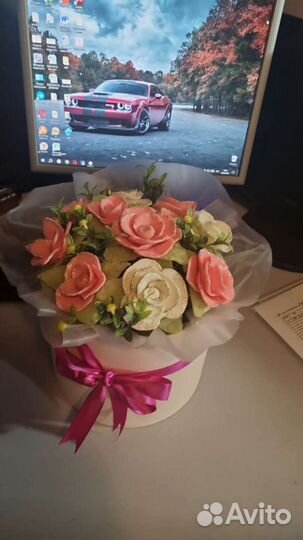 Букет из мыла, ручная работа