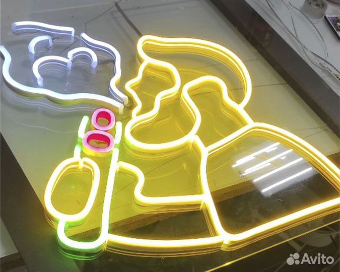 Вывеска с подсветкой