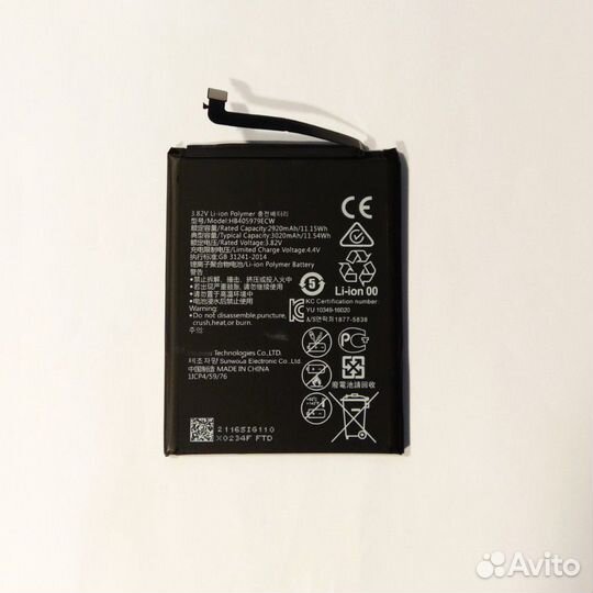 Батарейка для Huawei Honor 7a/8a/8s/9s+замена