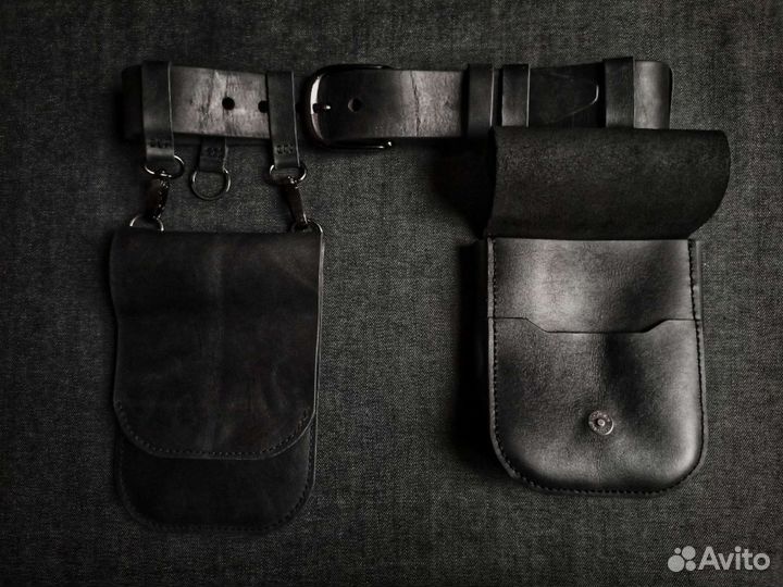Портупея (ремень) с сумкой и подвесами