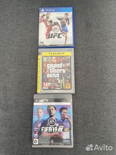 Диски на ps4 ps3