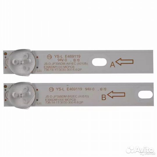 Подсветка для BBK 40LEX-5043/FT2C JS-D-JP395DM-A81