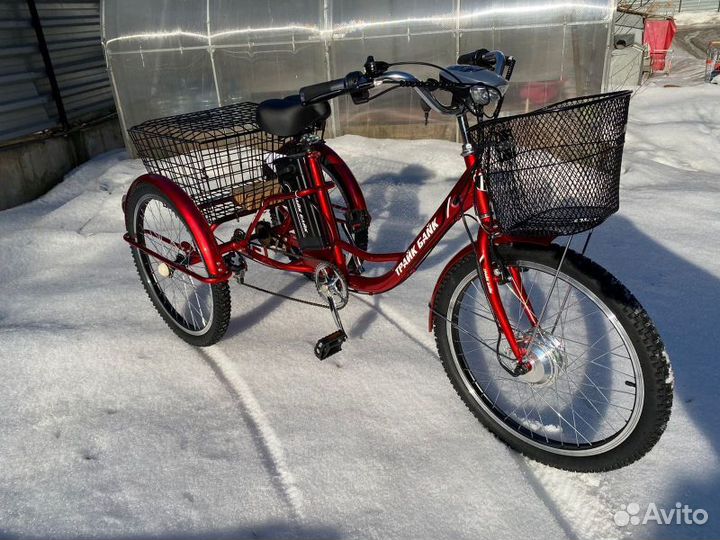 Электровелосипед трехколесный