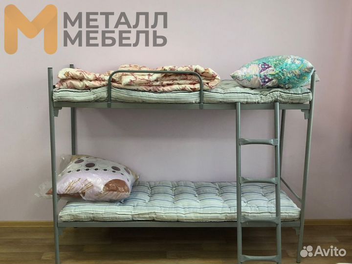 Металлические кровати для рабочих