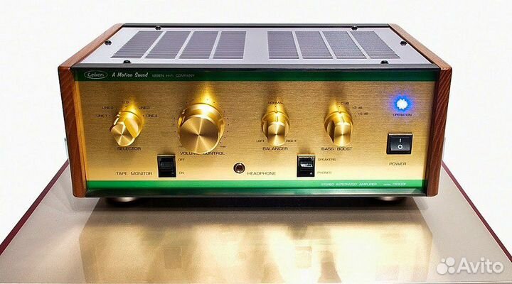 Ламповый усилитель Leben CS-300F (Япония)