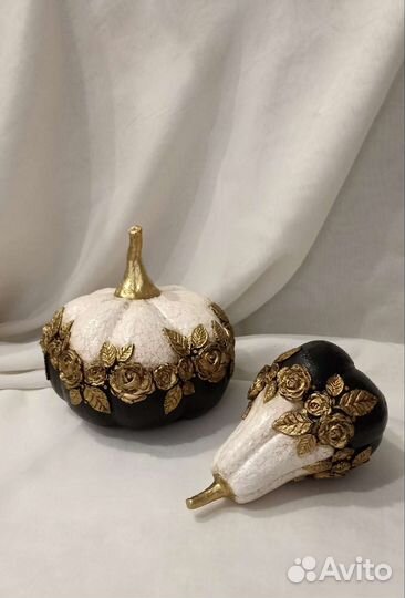 Яблоки и тыквы, декоративные для интерьера