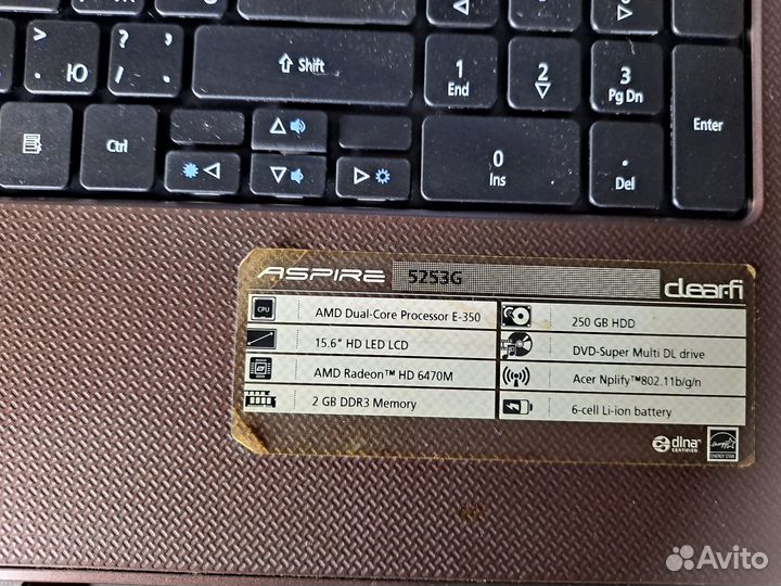 Ноутбук acer