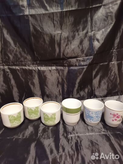 Чашки;кофейн,чайн.(2-е,'Вербил.,Дулёво,Лфз. /52г