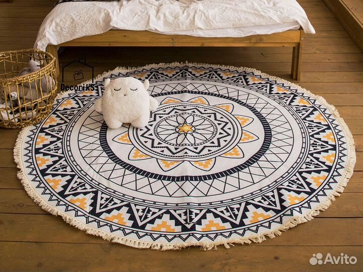 Ковер с подложкой / ковер круглый / коврик