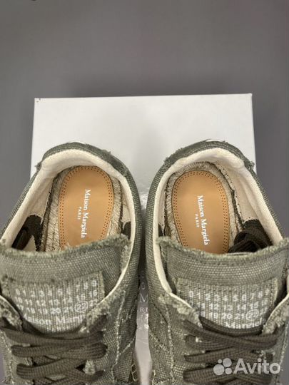 Maison margiela replica espadrilles green